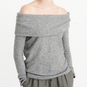 Off Shoulder Cashmere Sweater